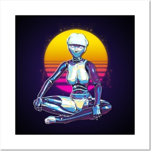 Gynoid Sunset Posters and Art